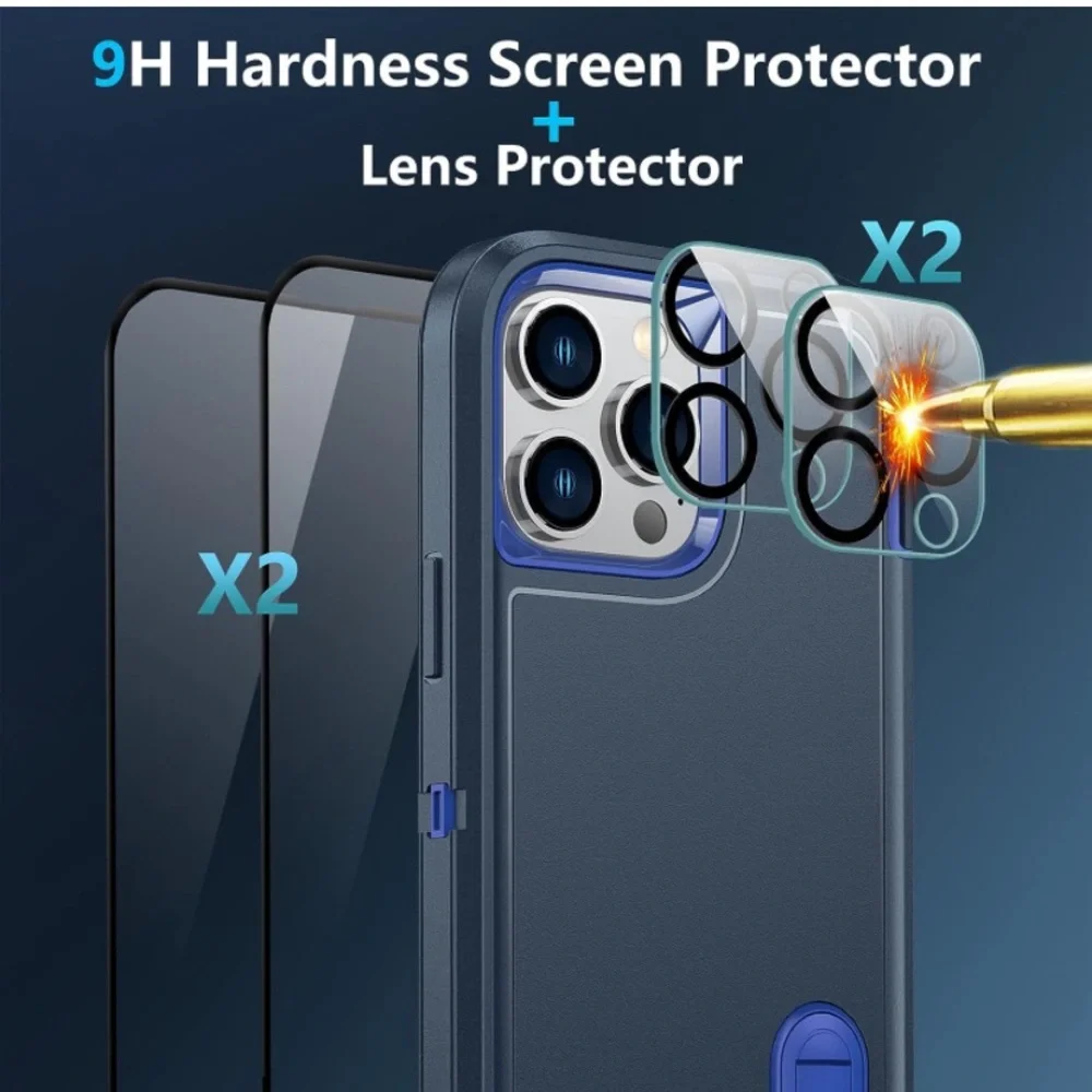 New Joytra for iPhone 14 Pro Max Case [5 in 1],Shockproof Protective Case